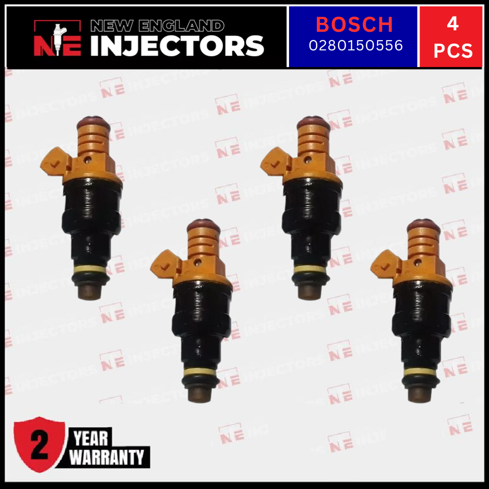 Reman 97-02 Jeep Wrangler 2.5L Upgrade Fuel Injectors Genuine Bosch 4 Hole
