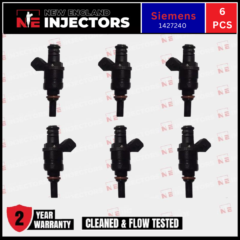 BMW Siemens Deka Flow Matched 1427240 Fuel Injectors Set Of 6 2.5l 2.8l I6