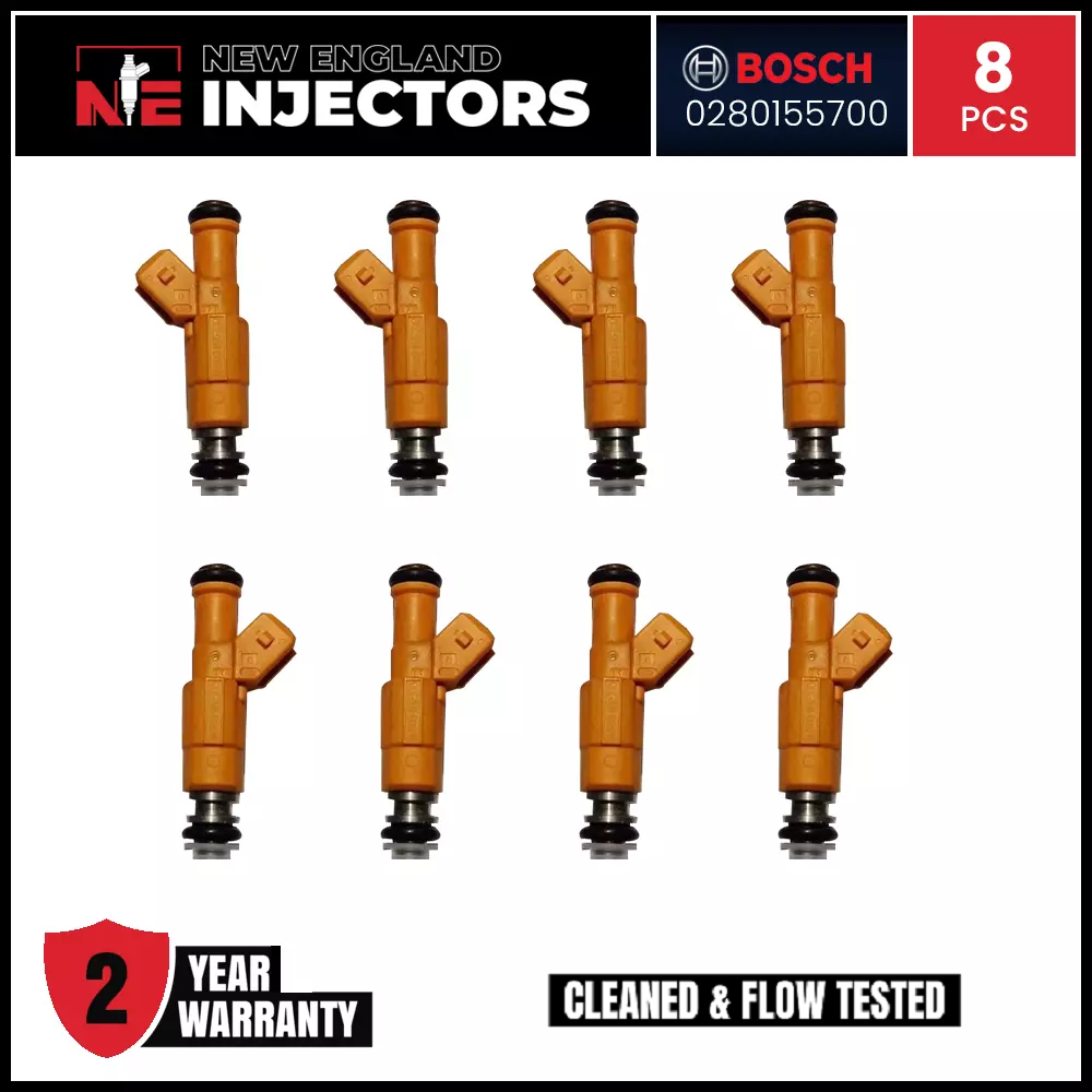 Bosch 0280155700 Fuel Injectors 94 - 98 Ford Lincoln Mercury 4.6L V8 set of 8